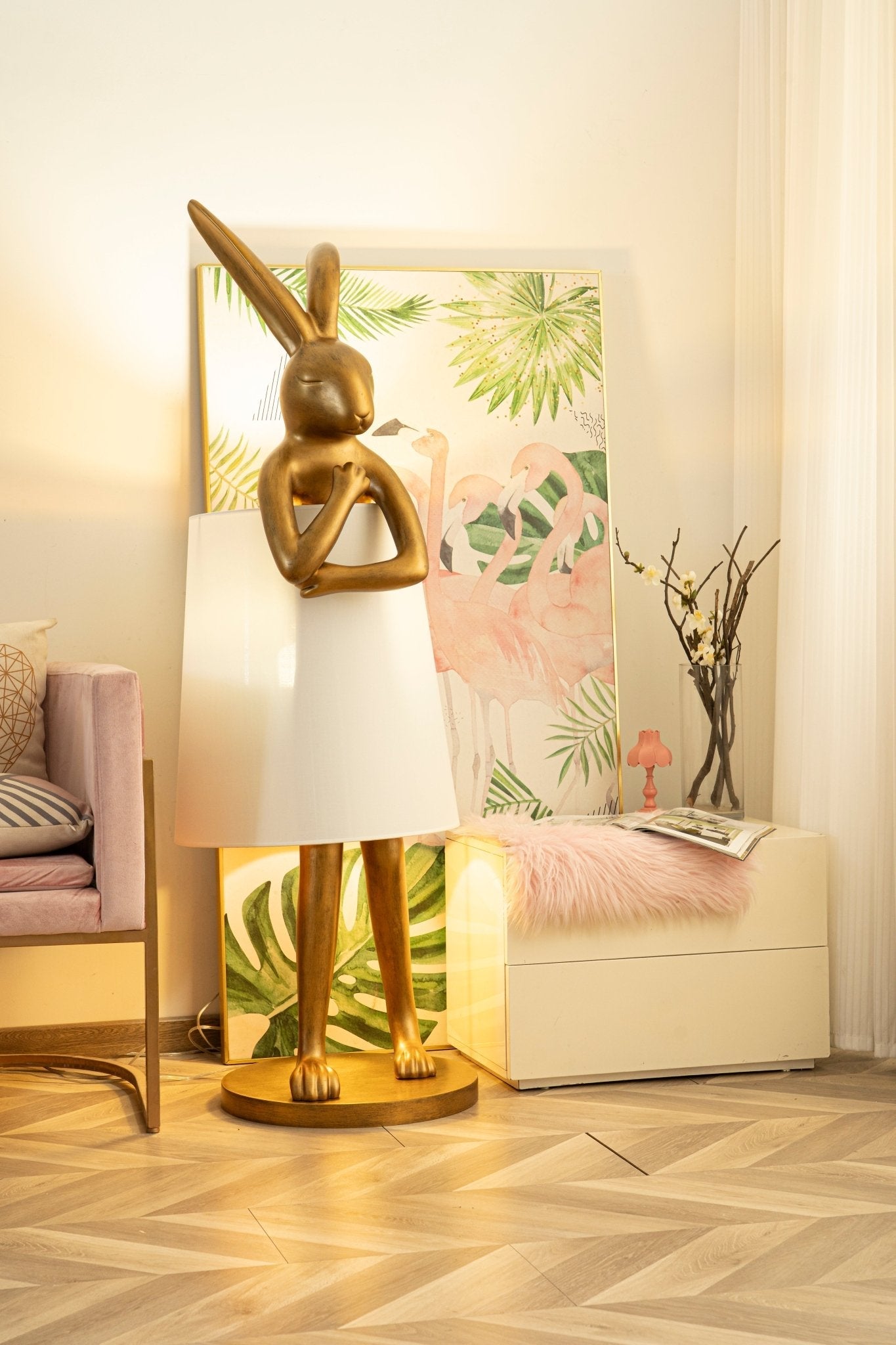 Hare Silhouette Table Lamp