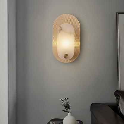 Harlan Alabaster Wall Light