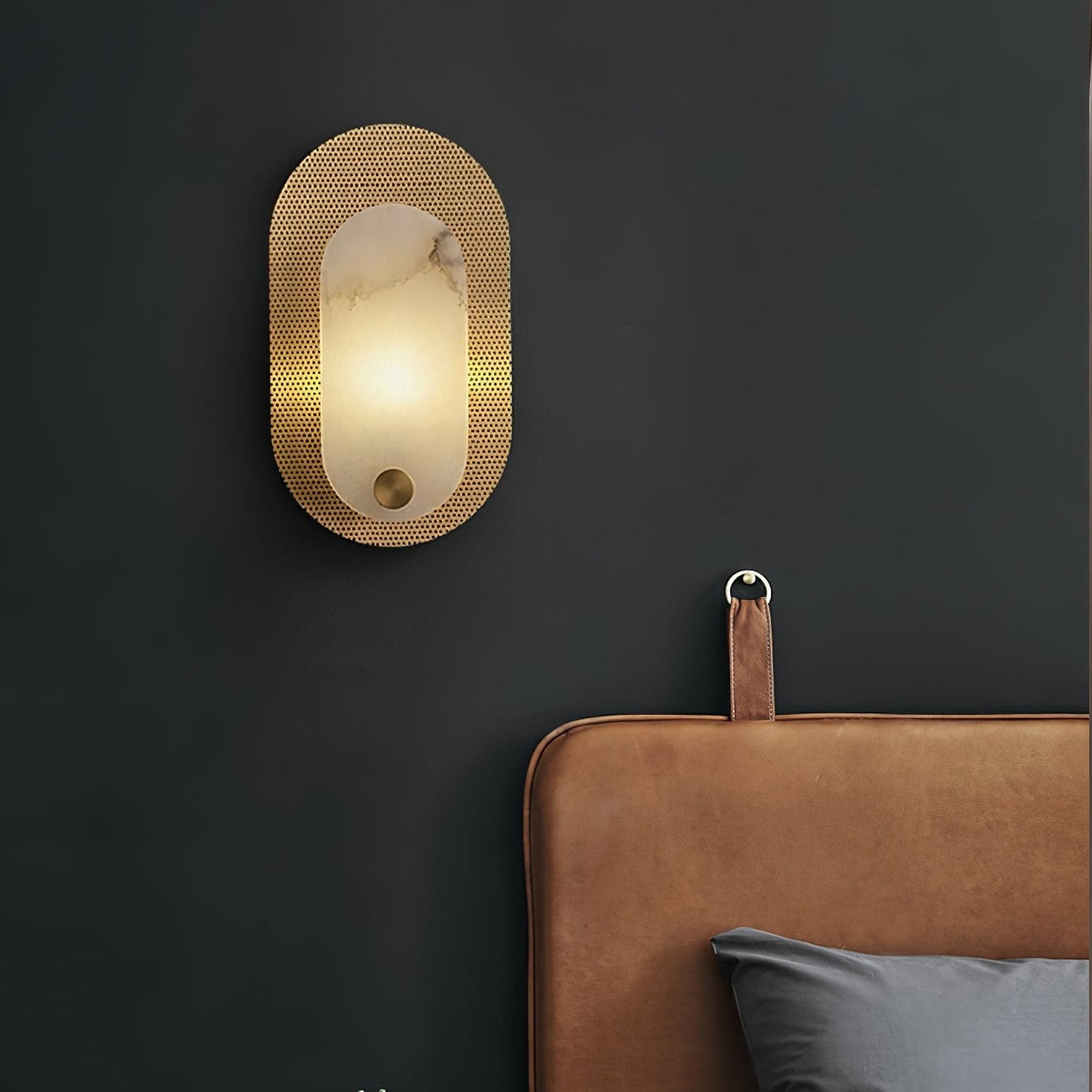 Harlan Alabaster Wall Light