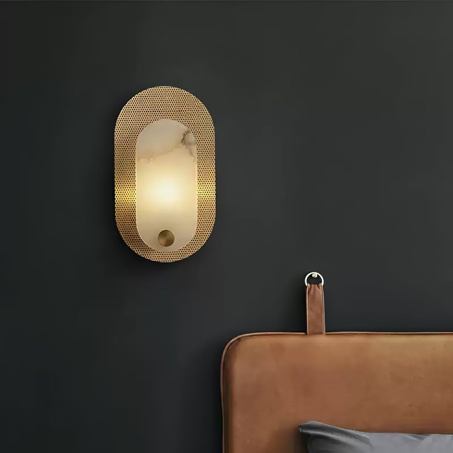 Harlan Alabaster Wall Light