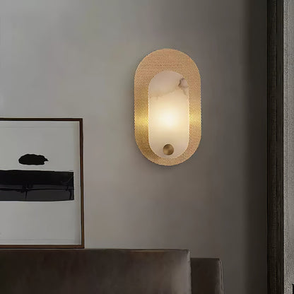 Harlan Alabaster Wall Light