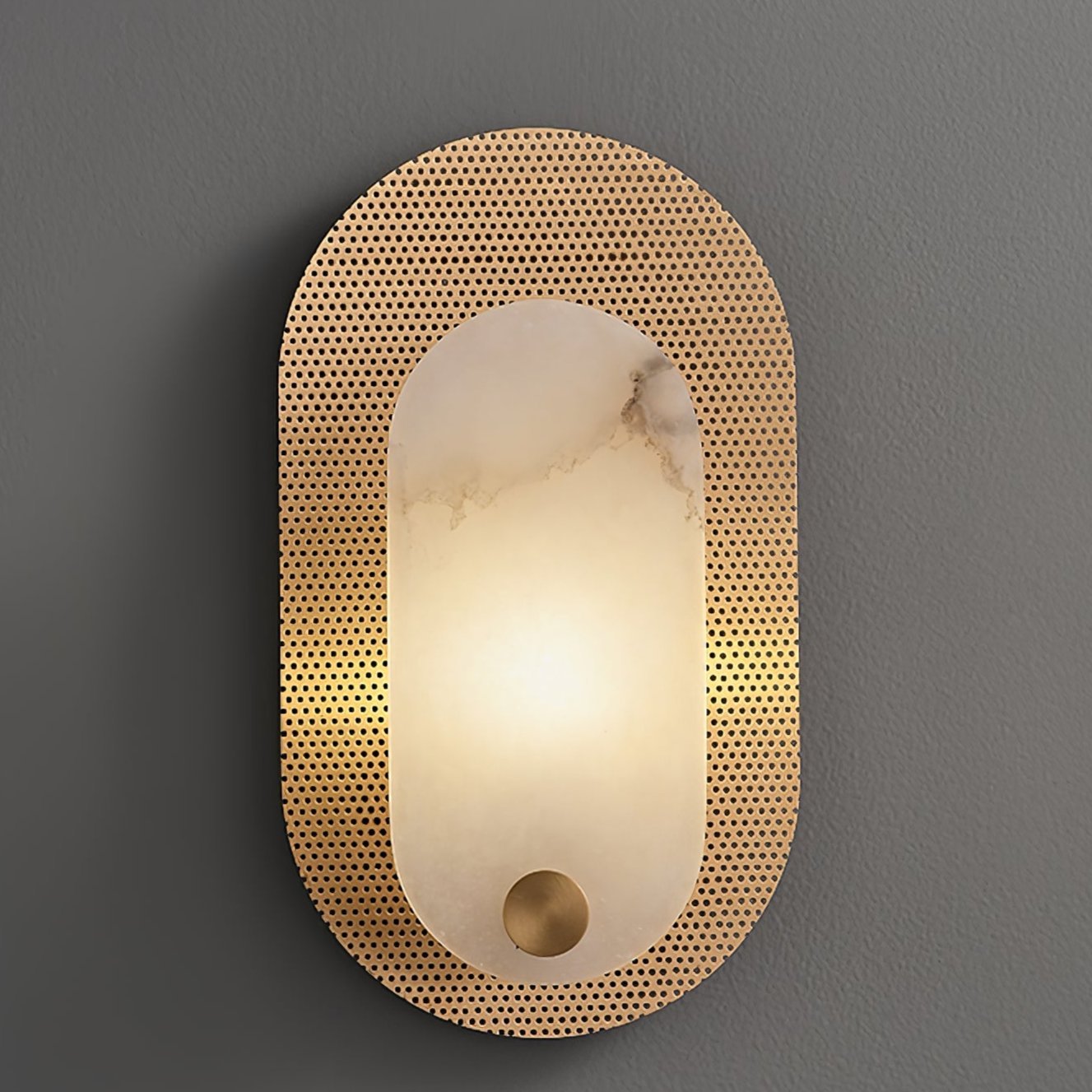 Harlan Alabaster Wall Light