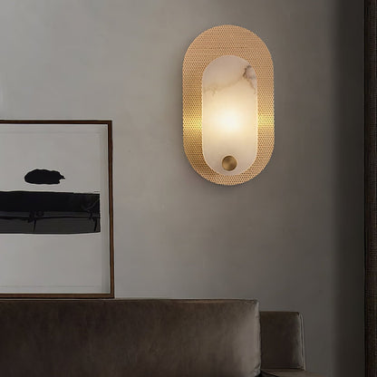 Harlan Alabaster Wall Light