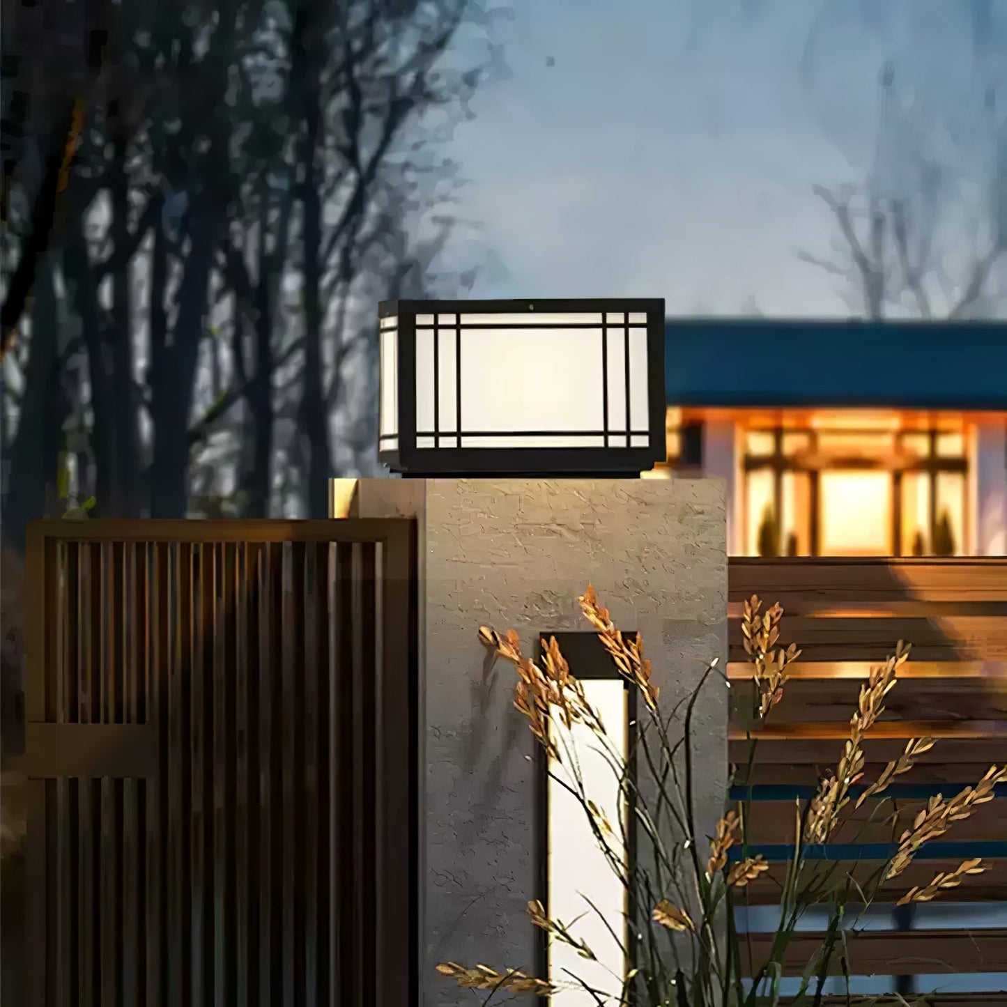 Harrison Solar Cube Garden light Outdoor Lamp