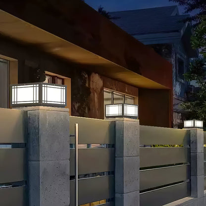 Harrison Solar Cube Garden light Outdoor Lamp