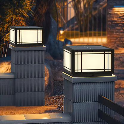 Harrison Solar Cube Garden light Outdoor Lamp