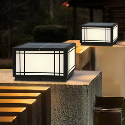 Harrison Solar Cube Garden light Outdoor Lamp