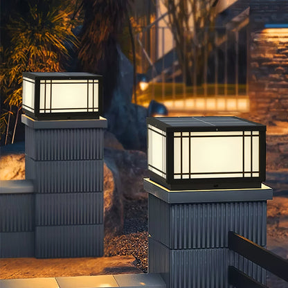 Harrison Solar Cube Garden light Outdoor Lamp