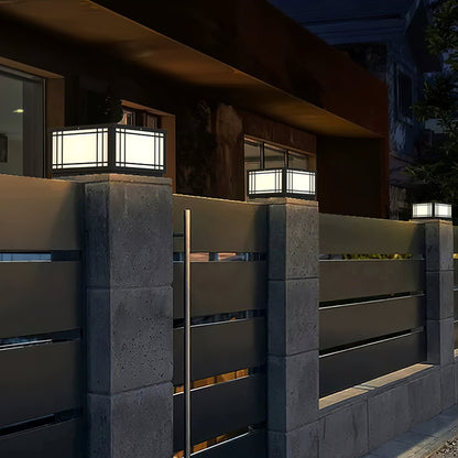 Harrison Solar Cube Garden light Outdoor Lamp