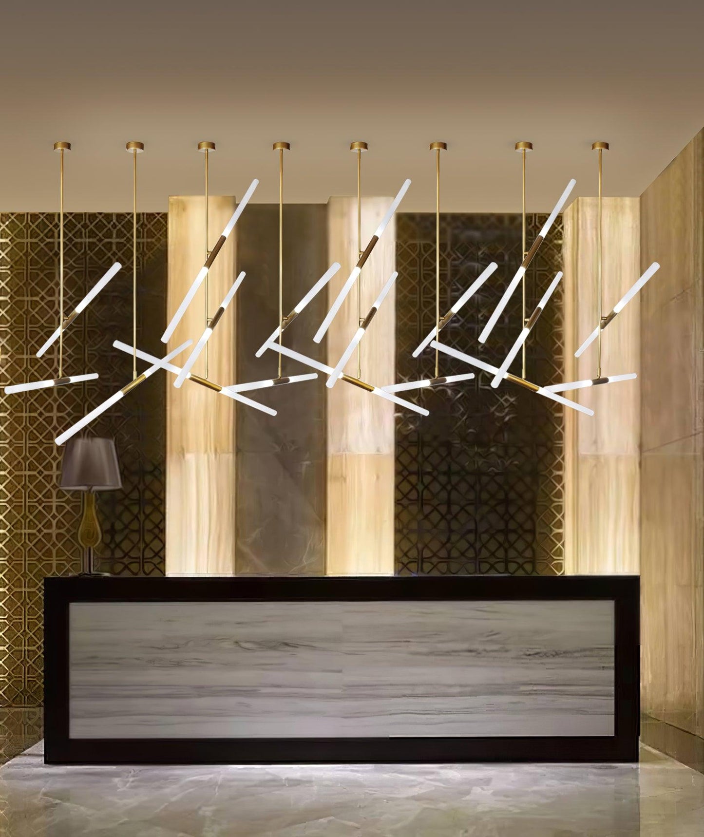 Hash Linear Pendant light Suspension