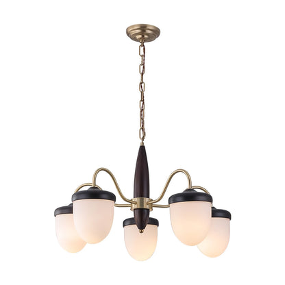 Hazelnut Branch Gasolier Chandelier