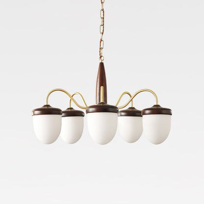 Hazelnut Branch Gasolier Chandelier