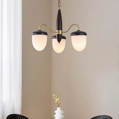 Hazelnut Branch Gasolier Chandelier