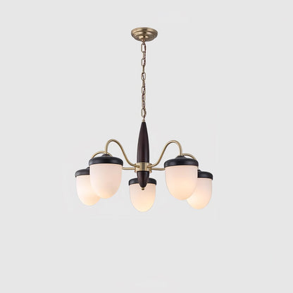 Hazelnut Branch Gasolier Chandelier