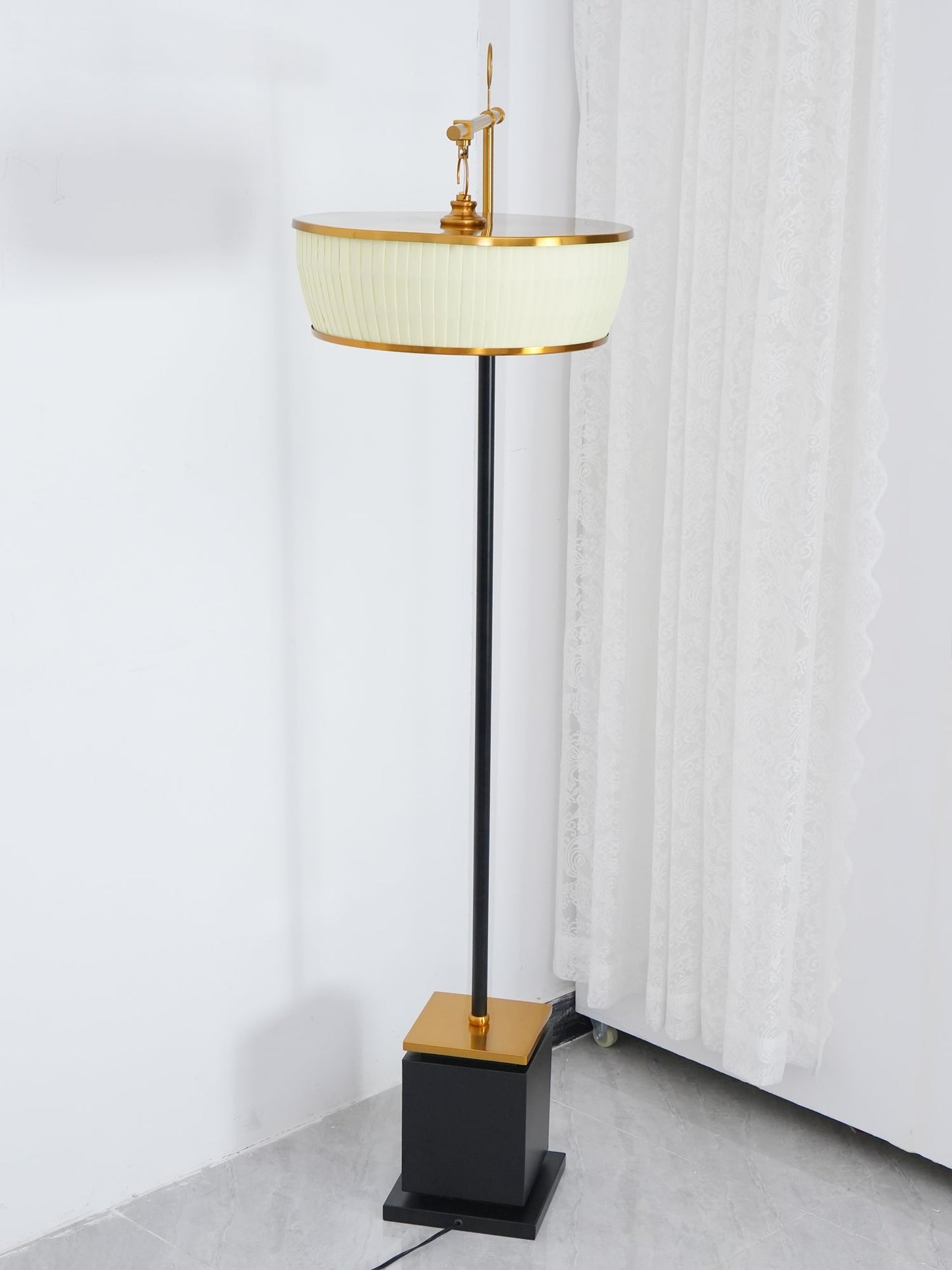 Hejun Fabric Accent Lamp Floor Lamp