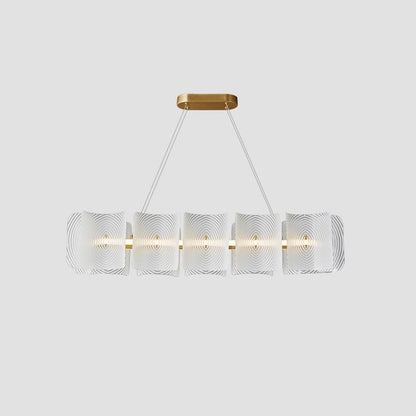 Helios Rectangle Hanging light Pendant Lamp