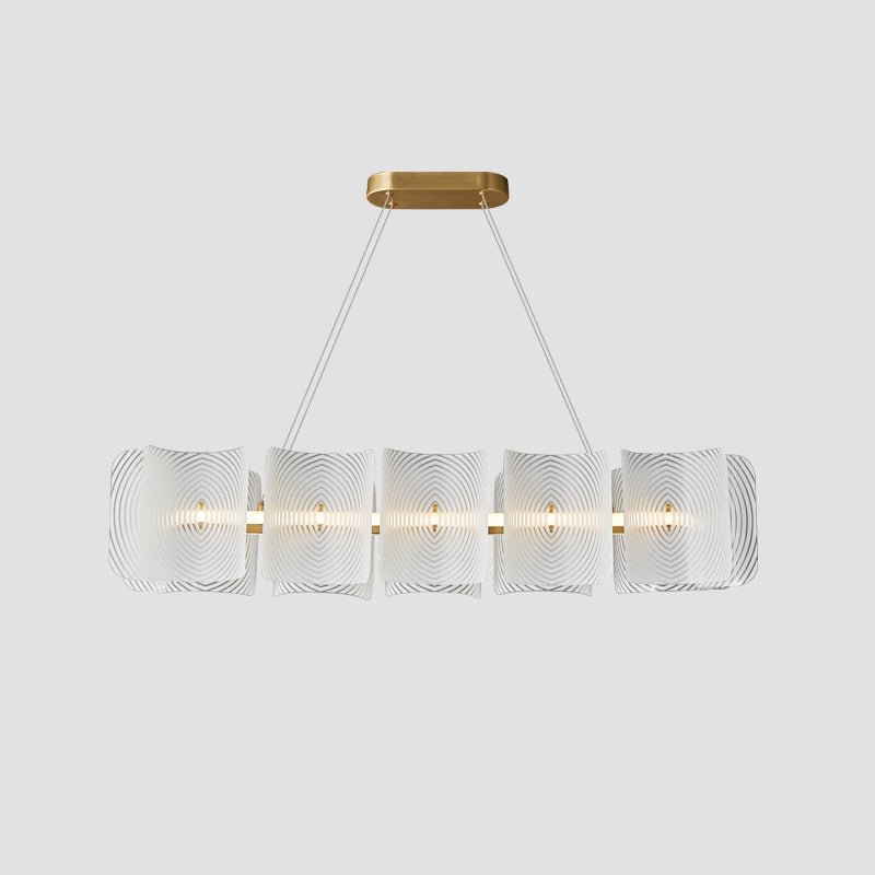 Helios Rectangle Hanging light Pendant Lamp