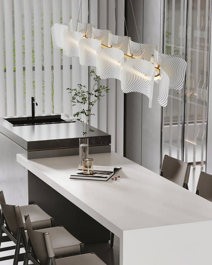 Helios Rectangle Hanging light Pendant Lamp