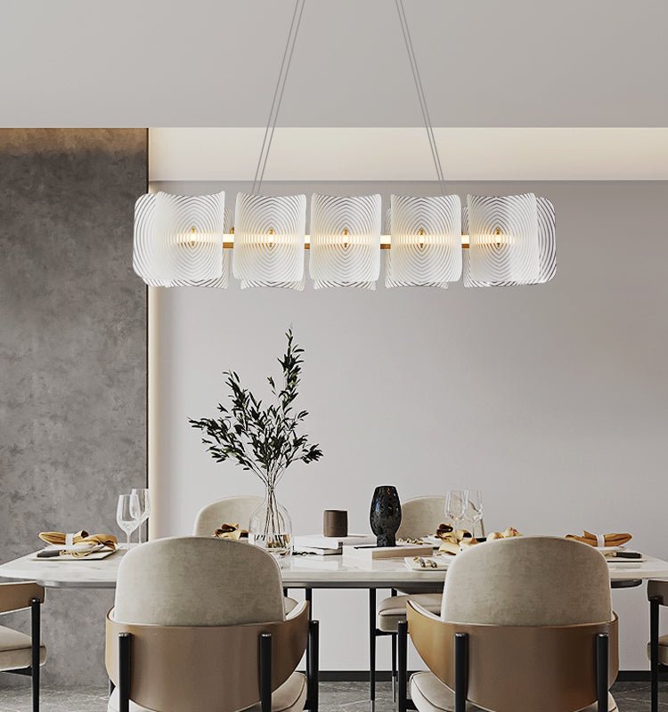 Helios Rectangle Hanging light Pendant Lamp