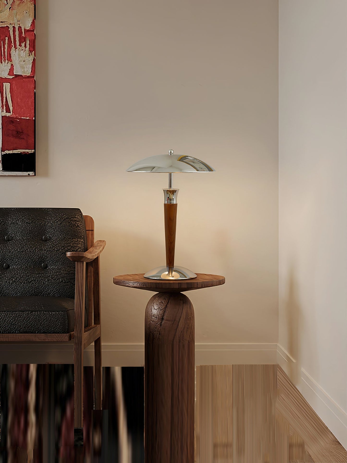 Helmet Torchiere Lamp Floor Lamp