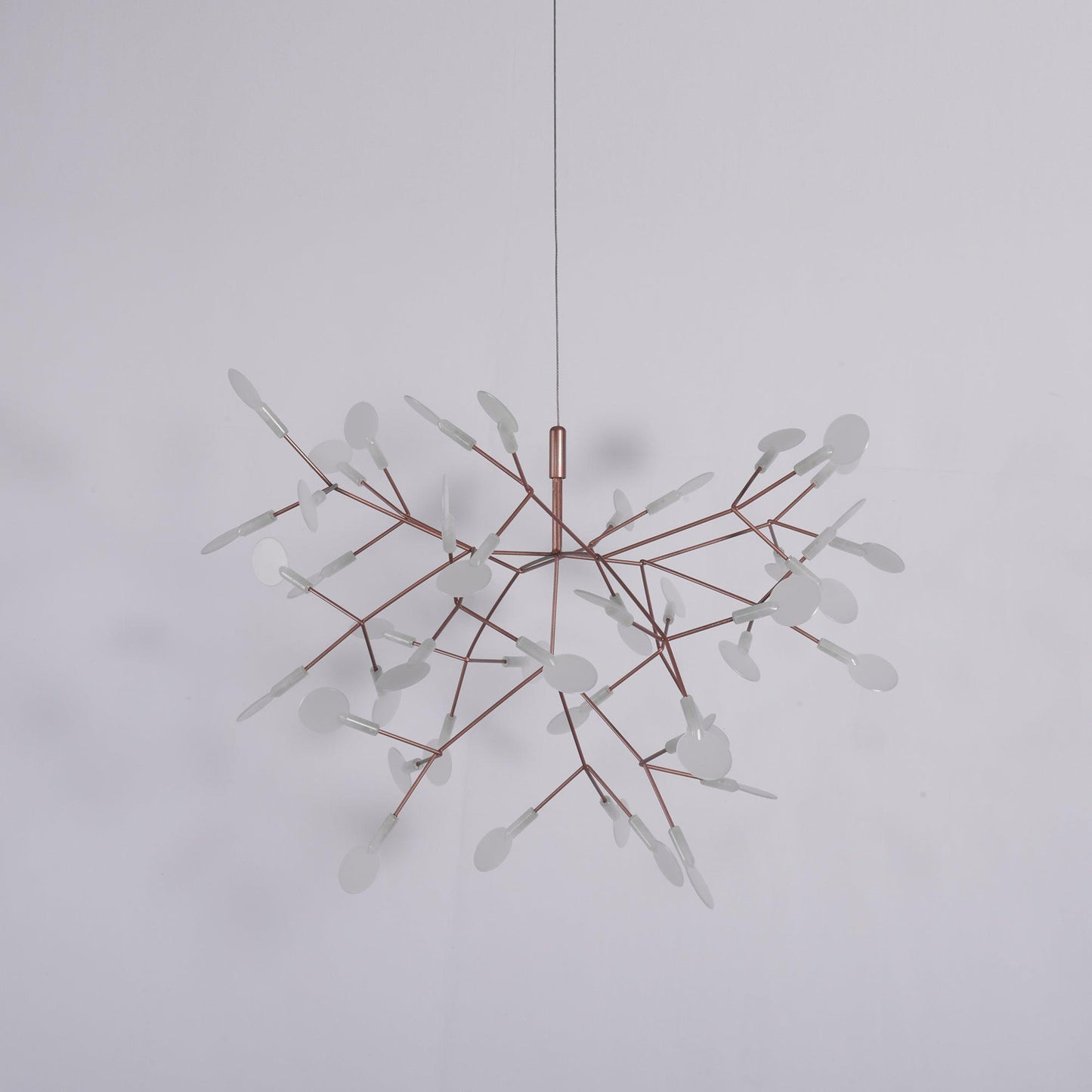 Rose Gold Firefly LED Crown Chandelier