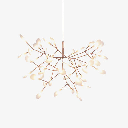 Rose Gold Firefly LED Crown Chandelier