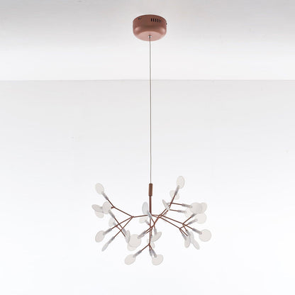 Rose Gold Firefly LED Crown Chandelier