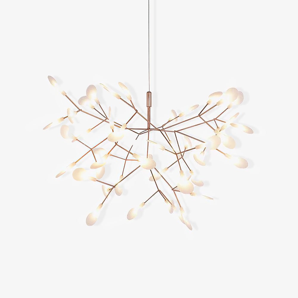 Rose Gold Firefly LED Crown Chandelier