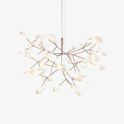 Rose Gold Firefly LED Crown Chandelier