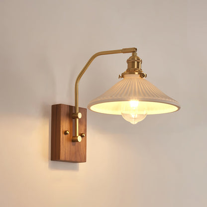 Heritage Walnut Wall sconce Wall Lamp