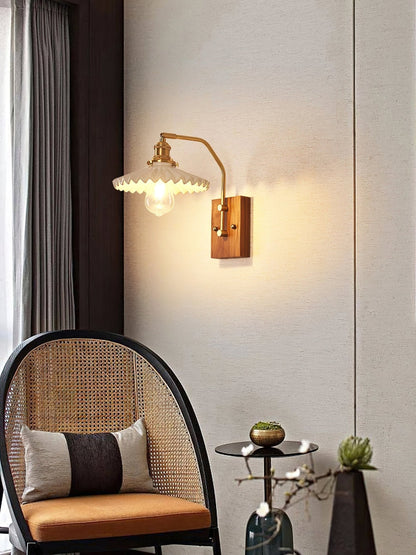 Heritage Walnut Wall sconce Wall Lamp