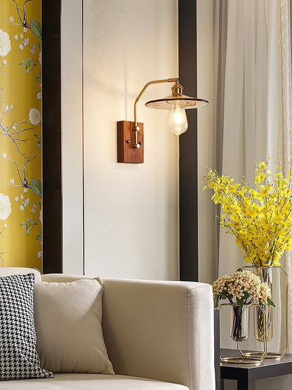 Heritage Walnut Wall sconce Wall Lamp