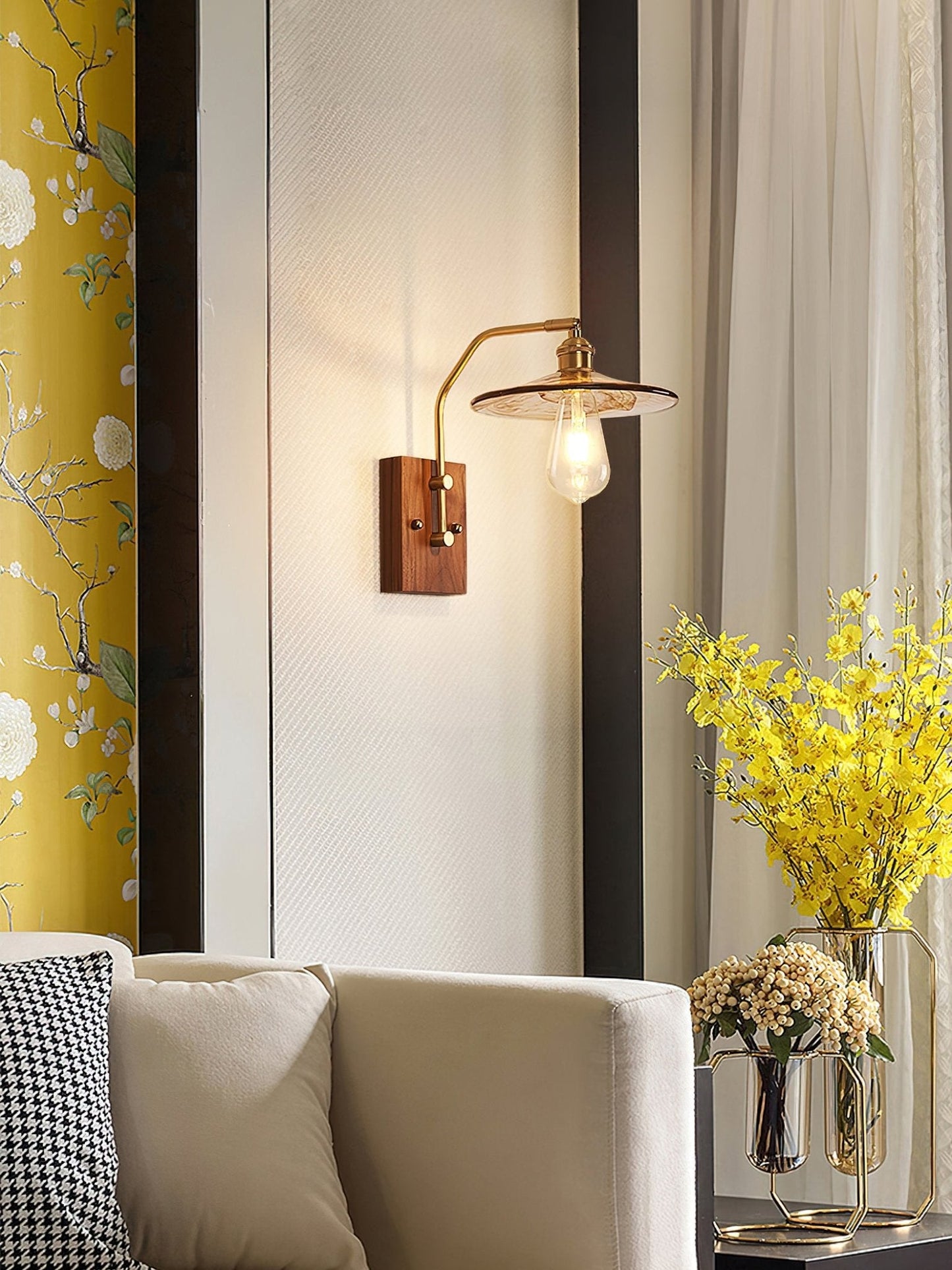 Heritage Walnut Wall sconce Wall Lamp