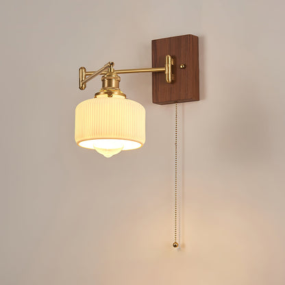 Heritage Walnut Wall sconce Wall Lamp