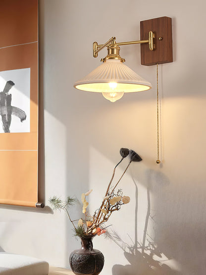 Heritage Walnut Wall sconce Wall Lamp