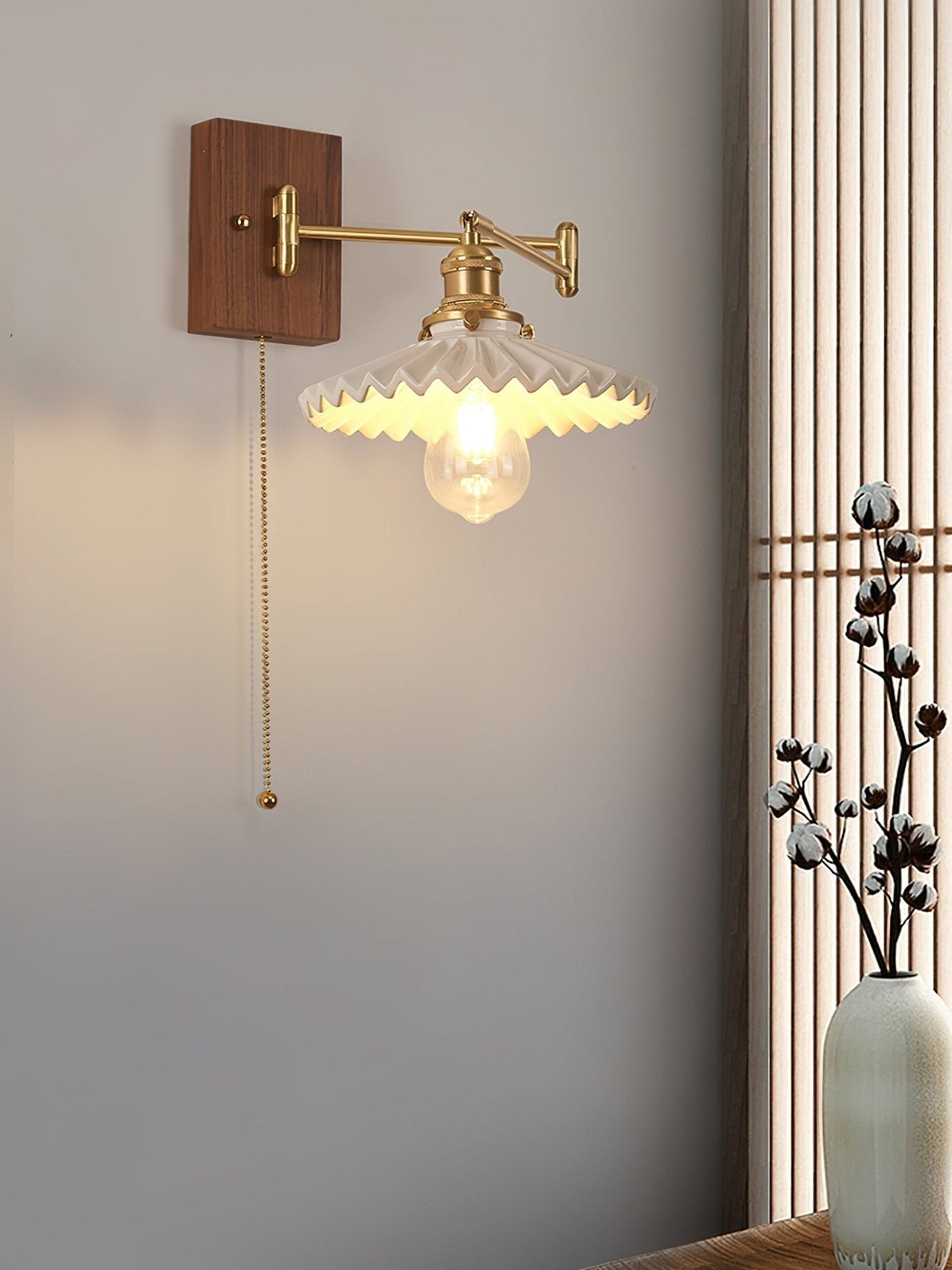 Heritage Walnut Wall sconce Wall Lamp