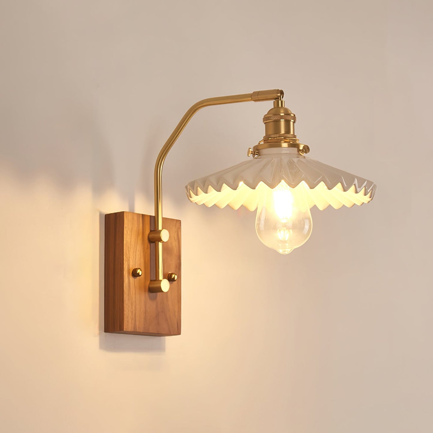 Heritage Walnut Wall sconce Wall Lamp
