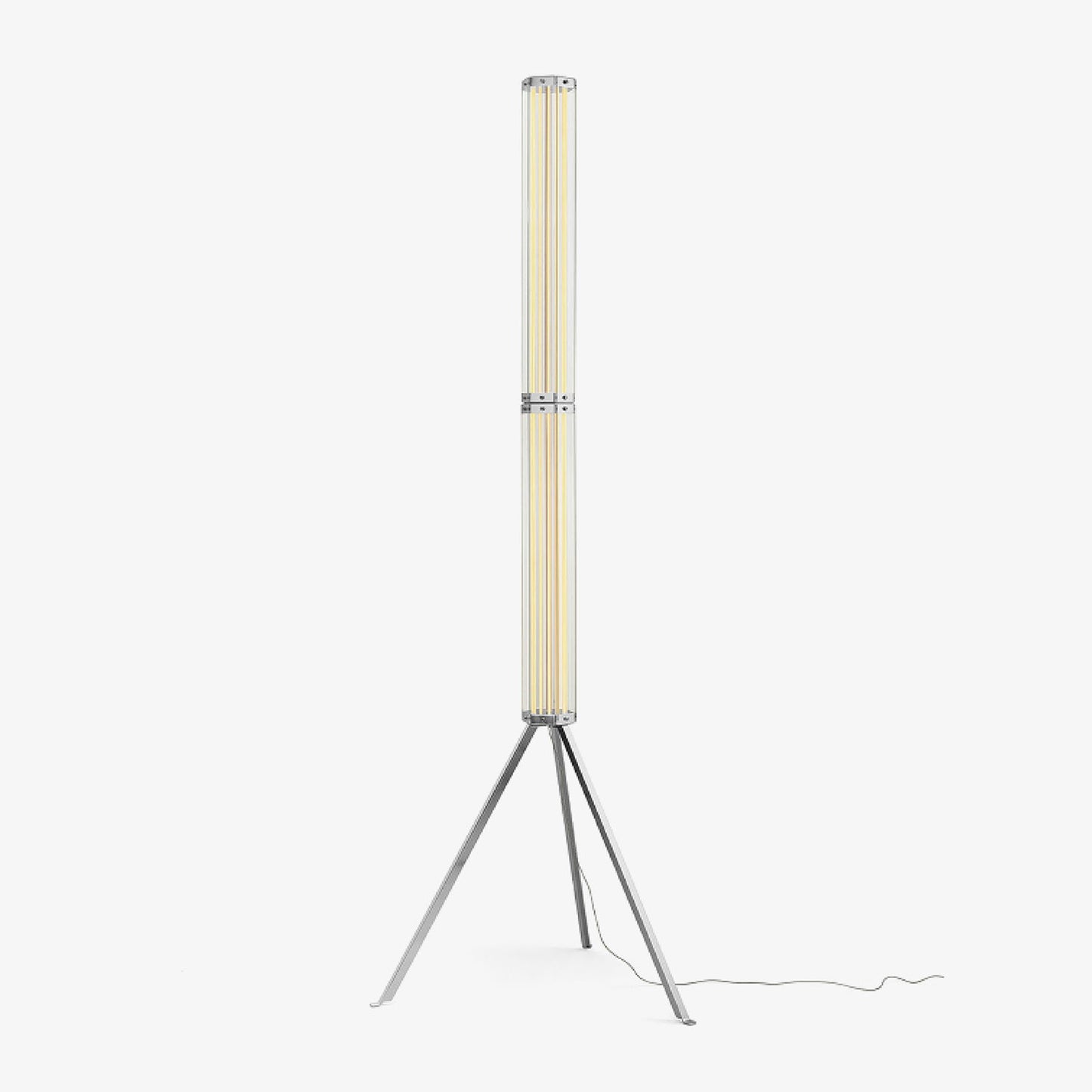 Hexagonal Glass Floor Lamp