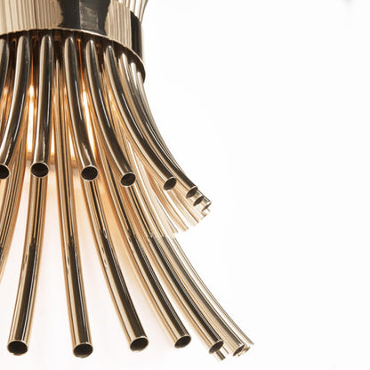 High End Contemporary Gold Plated Large Designer Wall Light