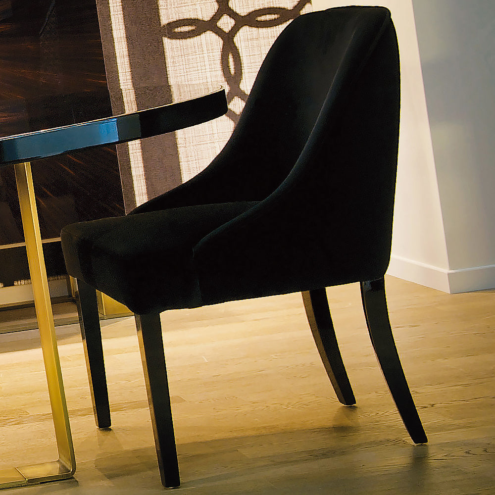 High End Designer Velvet Dining Chair