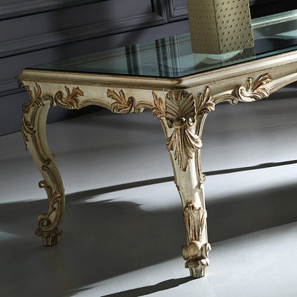 Italian Designer High End Glass Coffee Table