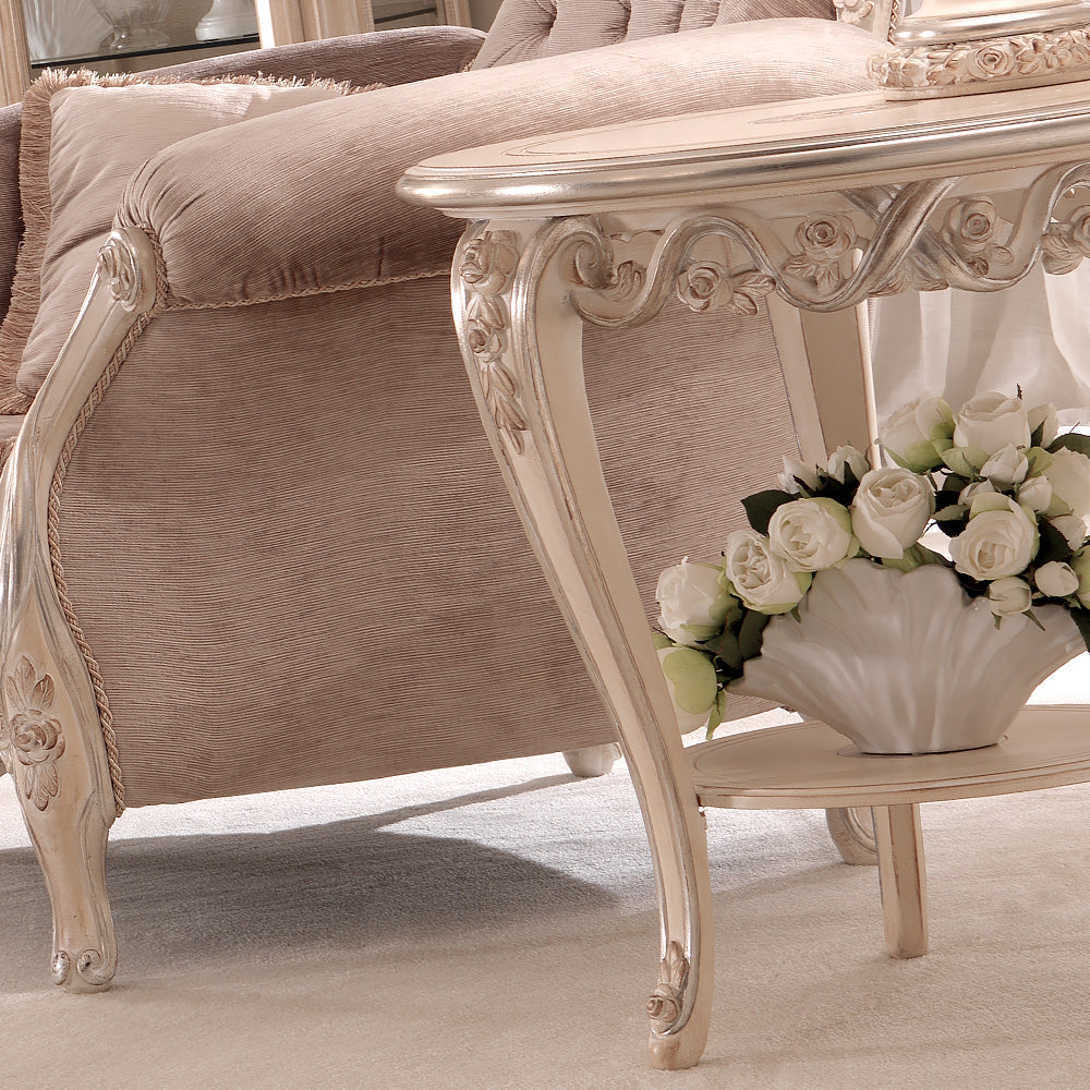 High End Italian Ornate Designer Side Table