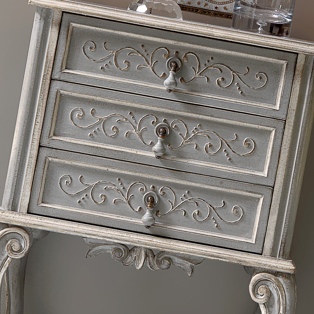 High End Ornate Italian Bedside Cabinet