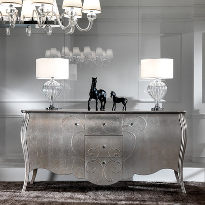 Italian High End Silver Leaf Buffet