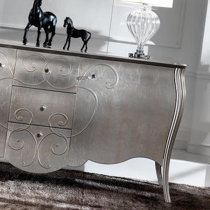 Italian High End Silver Leaf Buffet