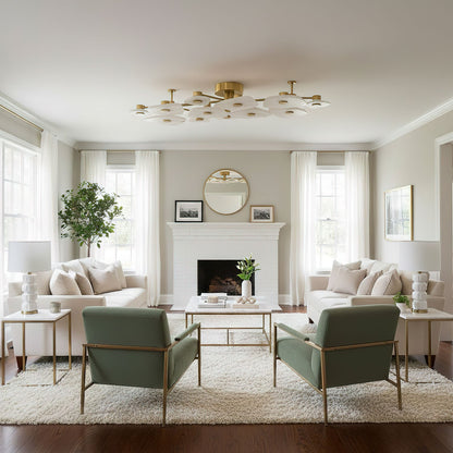 Holmdel Alabaster Ceiling Lamp