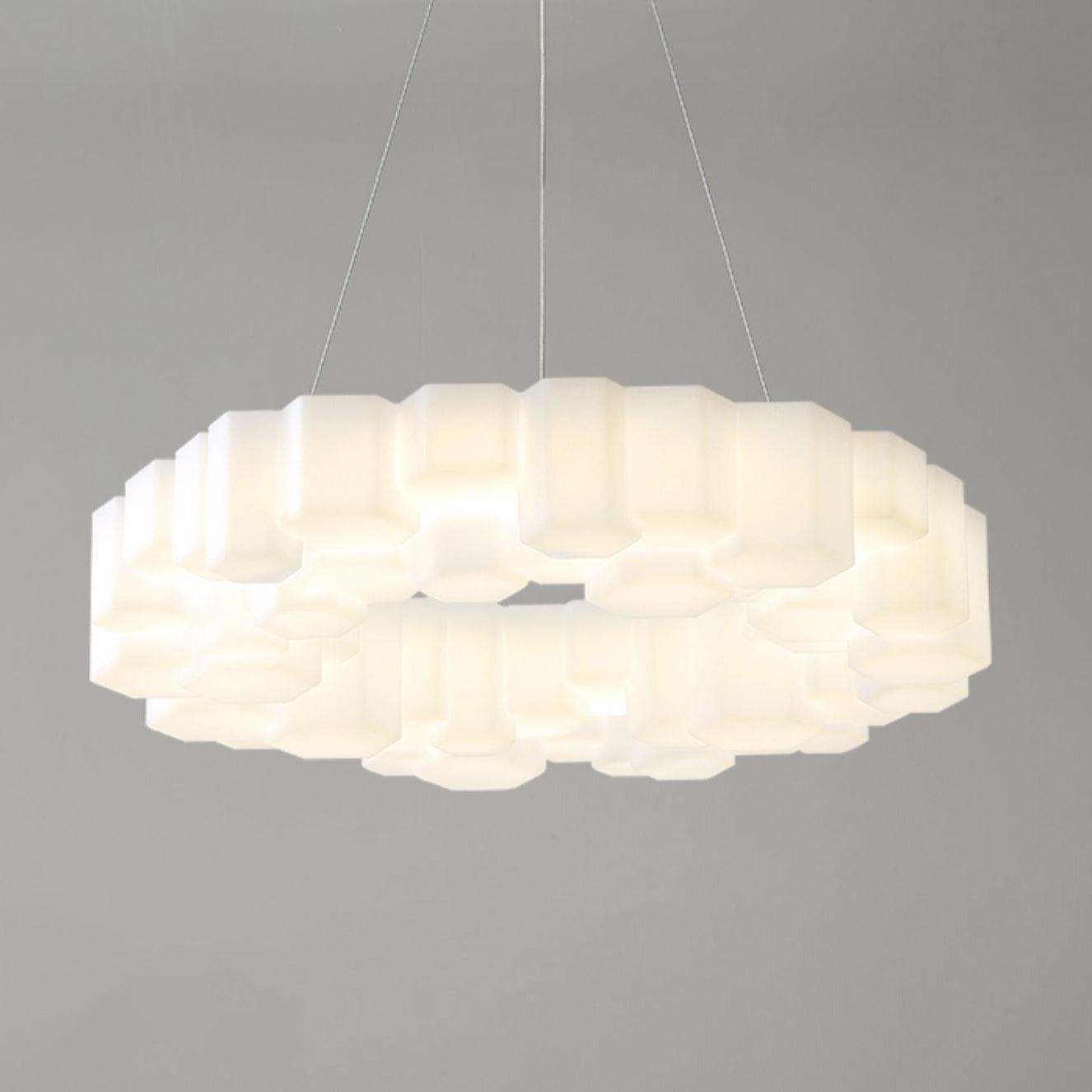 Honeycomb Gasolier Chandelier