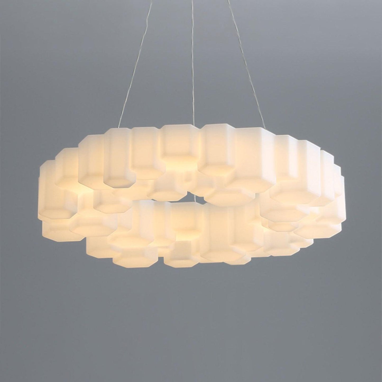 Honeycomb Gasolier Chandelier