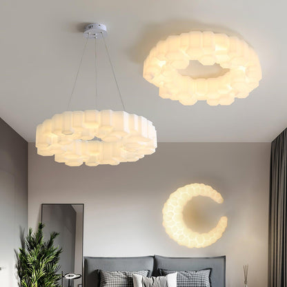 Honeycomb Gasolier Chandelier