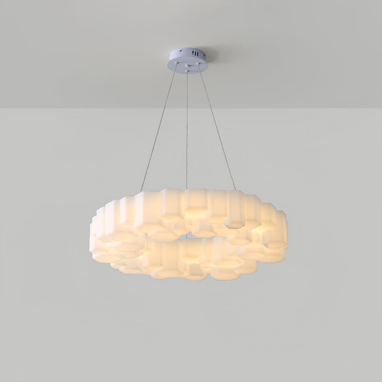 Honeycomb Gasolier Chandelier